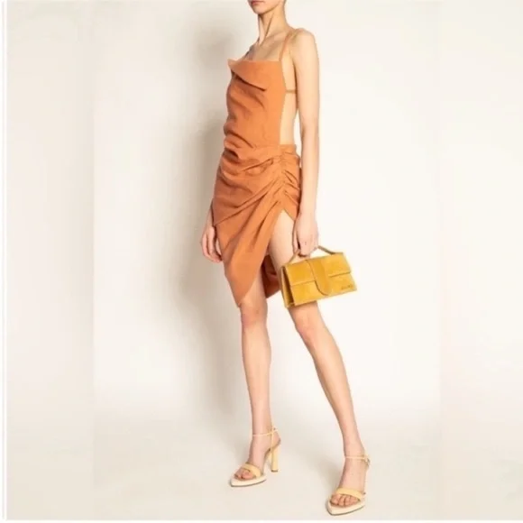 Jacquemus La Robe Saudade Asymmetrical Dress